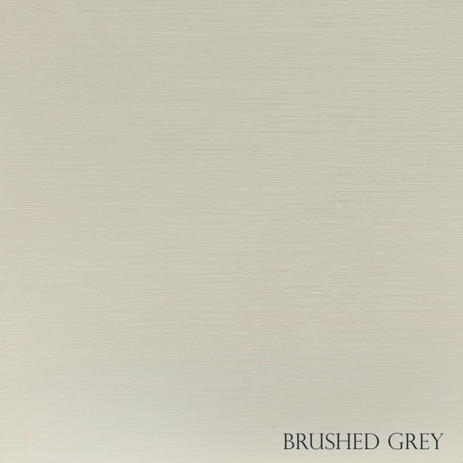 Brushed grey color swatch with a subtle texture