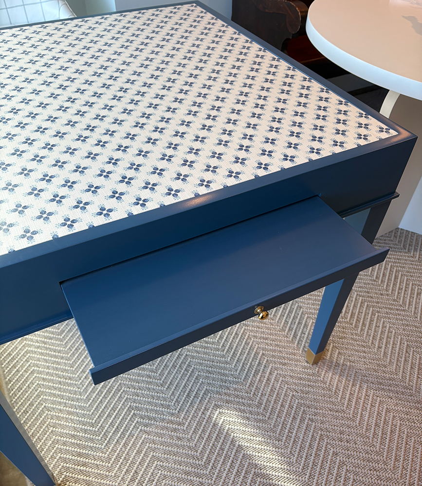 Game Table on a carpeted floor.