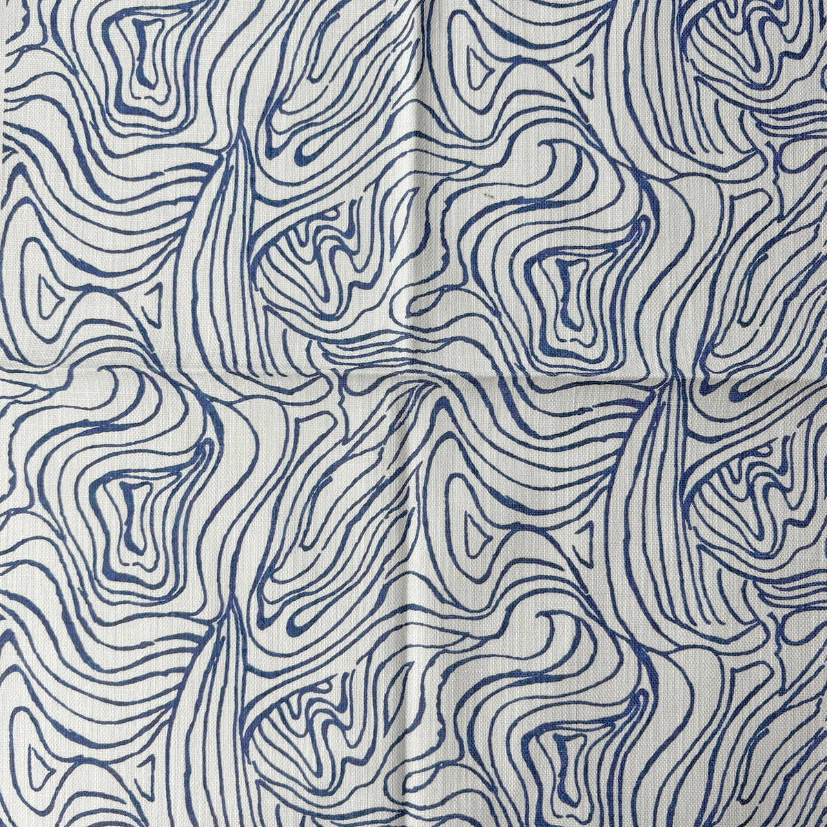 Villa Cerae Fabric - Laura, Blue