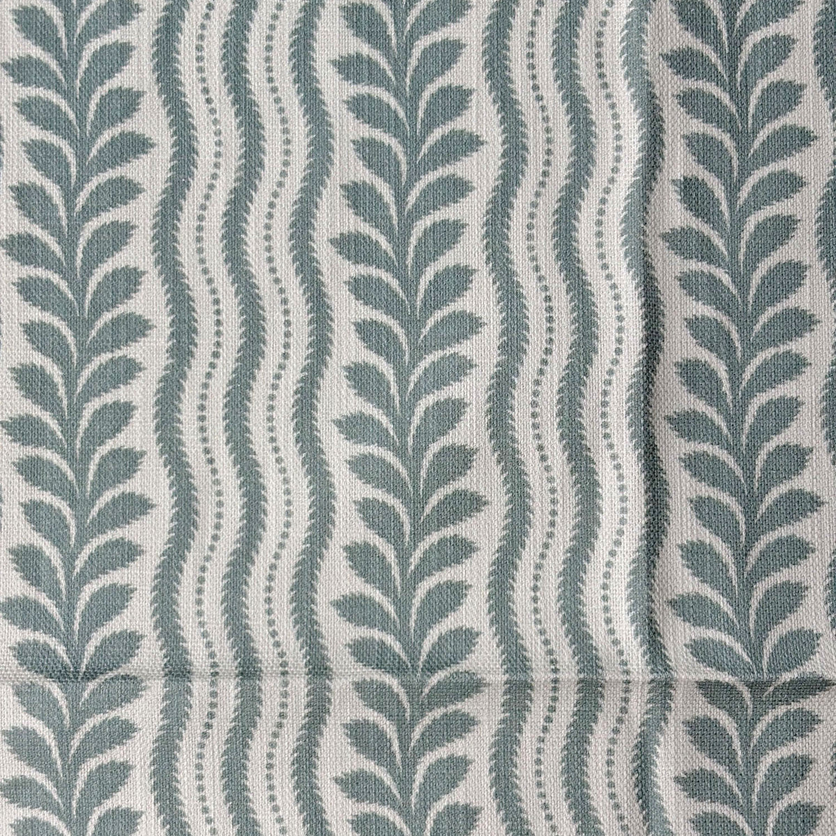 Villa Cerae Fabric - Megan, Antique Blue